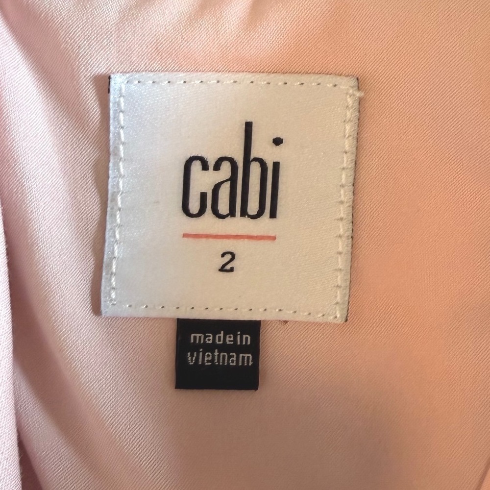 Cabi 5656 Blush Pink Tailored Two Button Blazer Jacket Womens Size 2 career - Picture 5 of 10